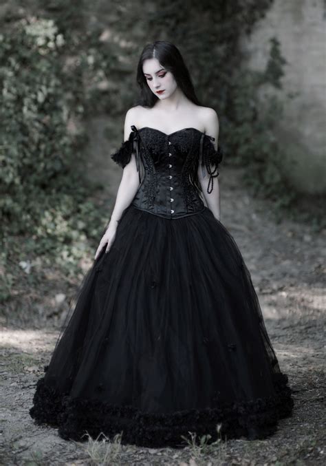 Vintage Gothic Dark Princess Dress, Gothic Witch Black Slip Prom Dress, Fairy Dress, Masquerade Party Elegant Dress, Halloween Dress (32) Sale Price $72.00 $ 72.00 